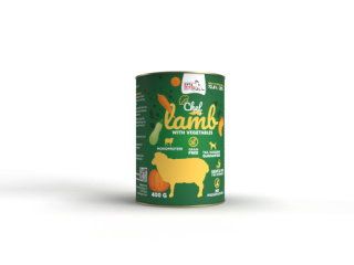 Karma Mokra CHEF Jagnięcina z warzywami 400g SYTA MICHA